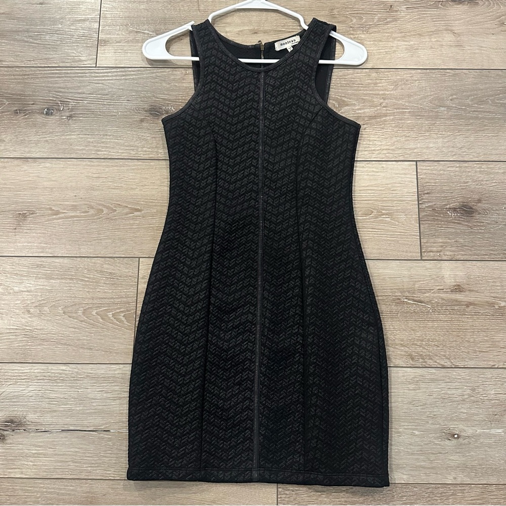Monteau Black Halter Mini Dress Cocktail Summer Going Out Dress XS